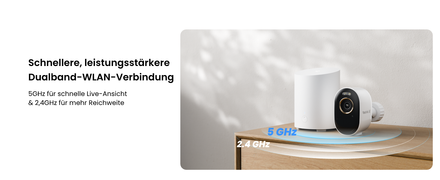 Reolink Home Hub Mini mit zwei Argus 3 Ultra 4K Solar-Kameras – Detail 2