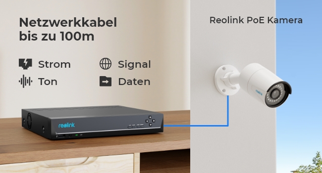 Reolink 5MP Überwachungsset mit 4 Bullet-Kameras und NVR – Detail 7
