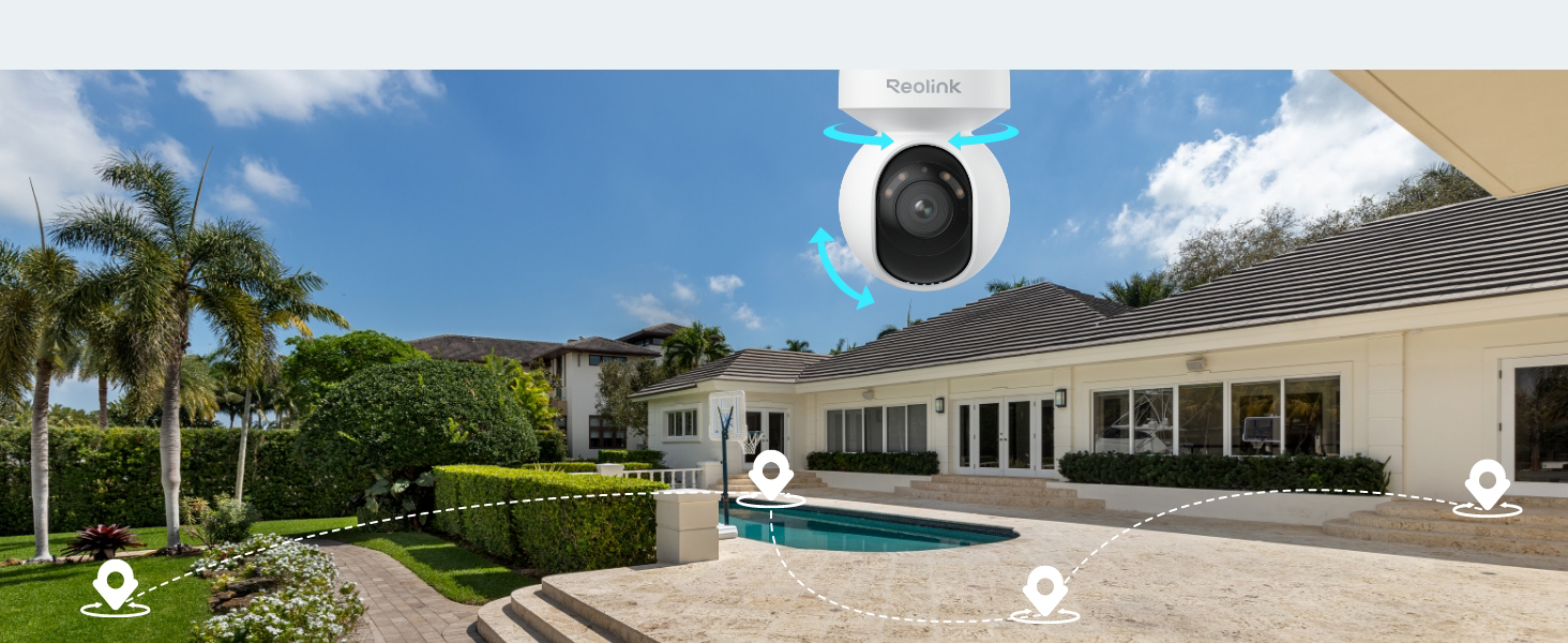 Reolink E1 Outdoor SE PoE Pan-und-Tilt-Kamera für den Aussenbereich – Detail 1