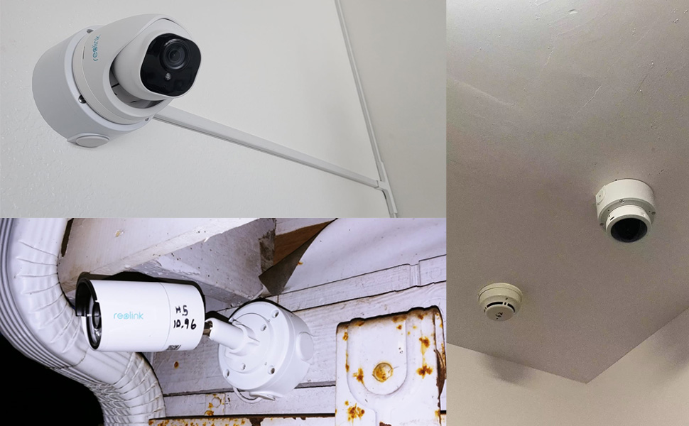 PCAORLEORS Kuppel-Kamera-Anschlussdose Weiss – Detail 7