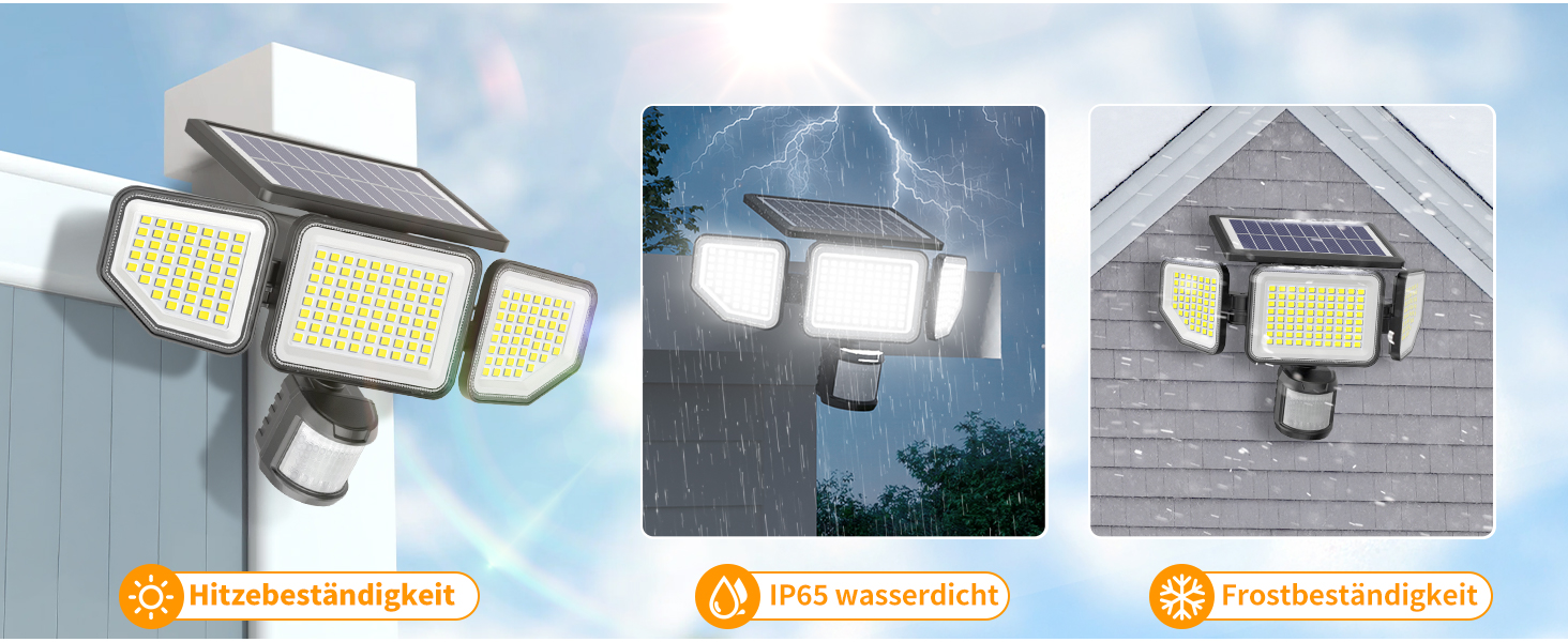 Onforu Solar-Strahler mit Bewegungsmelder und Fernbedienung – Detail 7