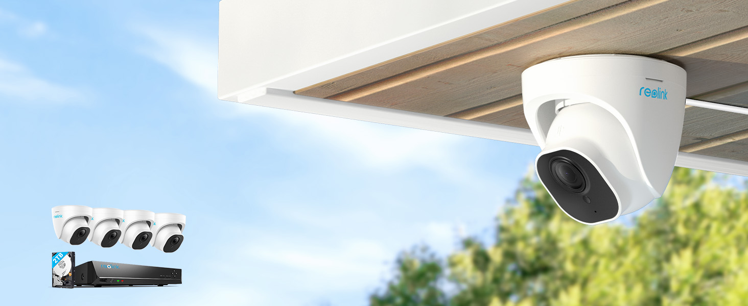 Reolink RLK8-520D4-5MP Überwachungsset mit 4 Dome-Kameras und NVR – Detail 1