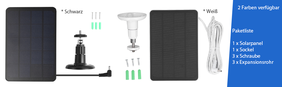 Yunseity Solarpanel für Ring Kamera mit Halterung – Detail 6