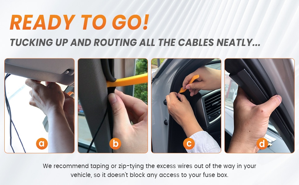 GKU Dashcam Hardwire-Kit USB-C mit Sicherungsadaptern – Detail 8