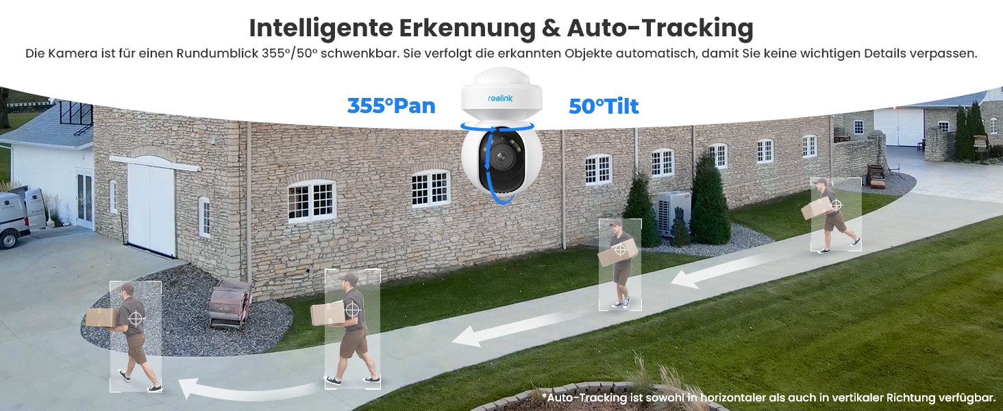 Reolink Home Hub Mini mit zwei E1 Outdoor PTZ-Kameras – Detail 2