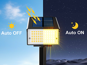 kolpop Solarstrahler für Aussen mit 77 LEDs in Warmweiss – Detail 5