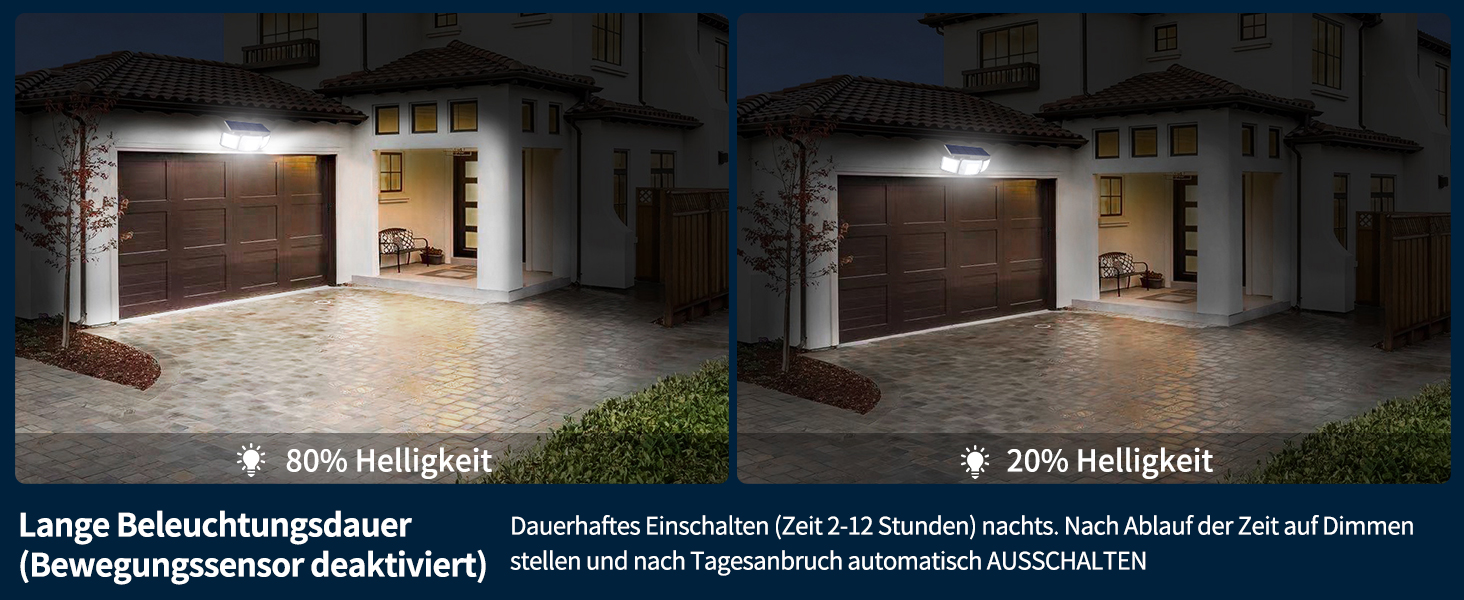 INTELAMP Solarlampe mit Bewegungsmelder und Fernbedienung – Detail 7