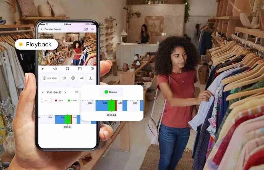 Live-Bild und Wiedergabe in der Hik-Connect App