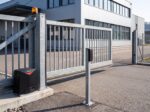 Hikvision Schiebetorantrieb DS-K3GL606WX mit Kartenleser und Blinkleuchte am Gewerbehof, Visualisierung