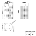 Hikvision DS-K3H4210X-120 Masszeichnung