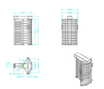 Hikvision DS-K3H4410-120 Masszeichnung
