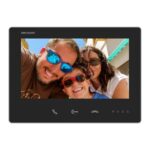 Hikvision DS-KH7300EY-WTE2 2-Draht HD Innenstation 7 Zoll Schwarz – Frontansicht