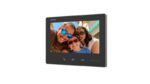 Hikvision DS-KH7300EY-WTE2 Innenstation Schwarz – Ansicht von links