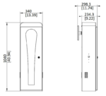 Hikvision DS-TMG320-B Masszeichnung