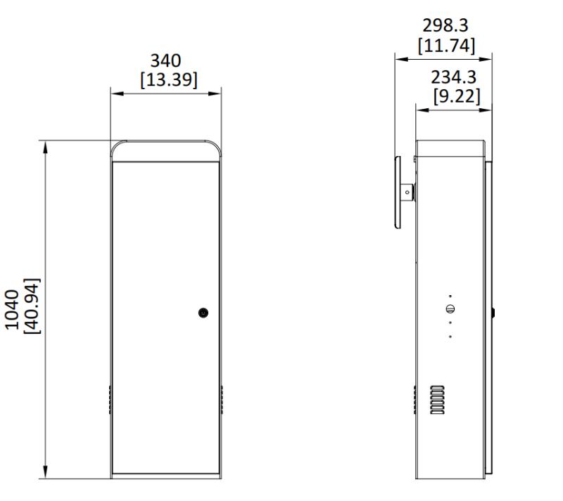Hikvision DS-TMG320 Masszeichnung