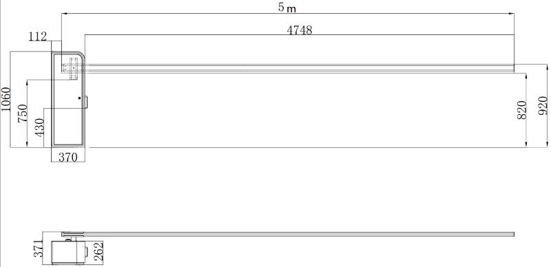 Hikvision DS-TMG420-A-B Masszeichnung