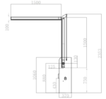 Hikvision DS-TMG421-B Masszeichnung 2