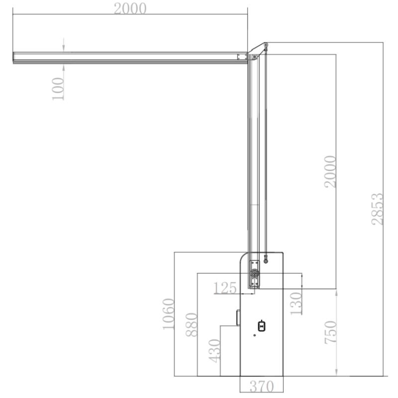 Hikvision DS-TMG421 Masszeichnung