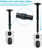 leyomgamz Ausziehbare CCTV-Wand- und Masthalterung, 20 bis 40 cm, Aluminium – Bild 7